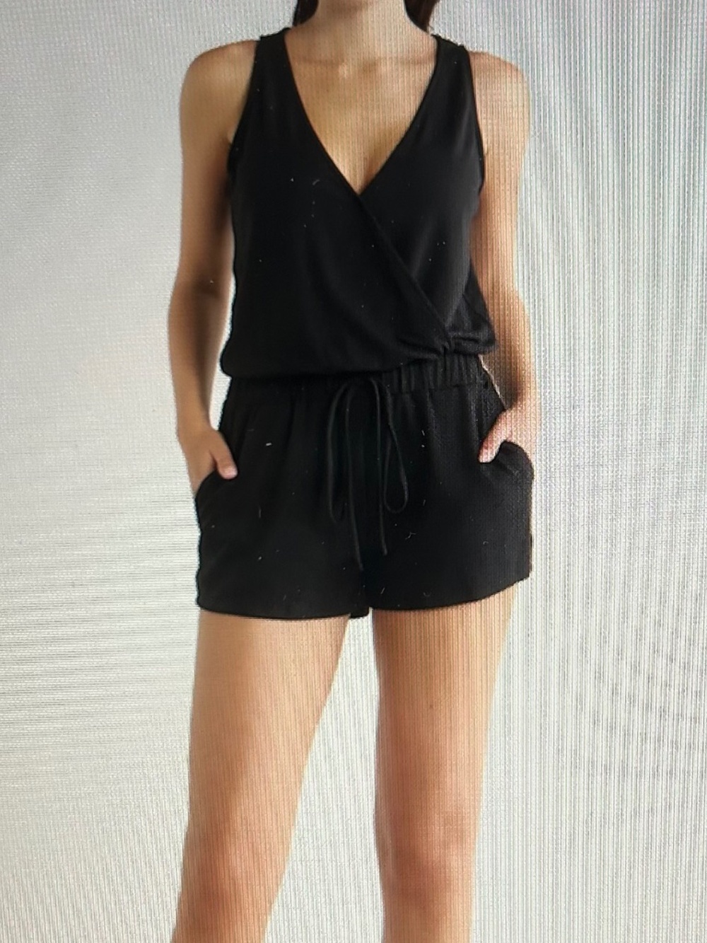 NWT Bralisa LBLC The Label Lauren Black Romper Small